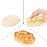 Stampo per pane tedesco brioche treccia Tescoma panino pagnottella 630085
